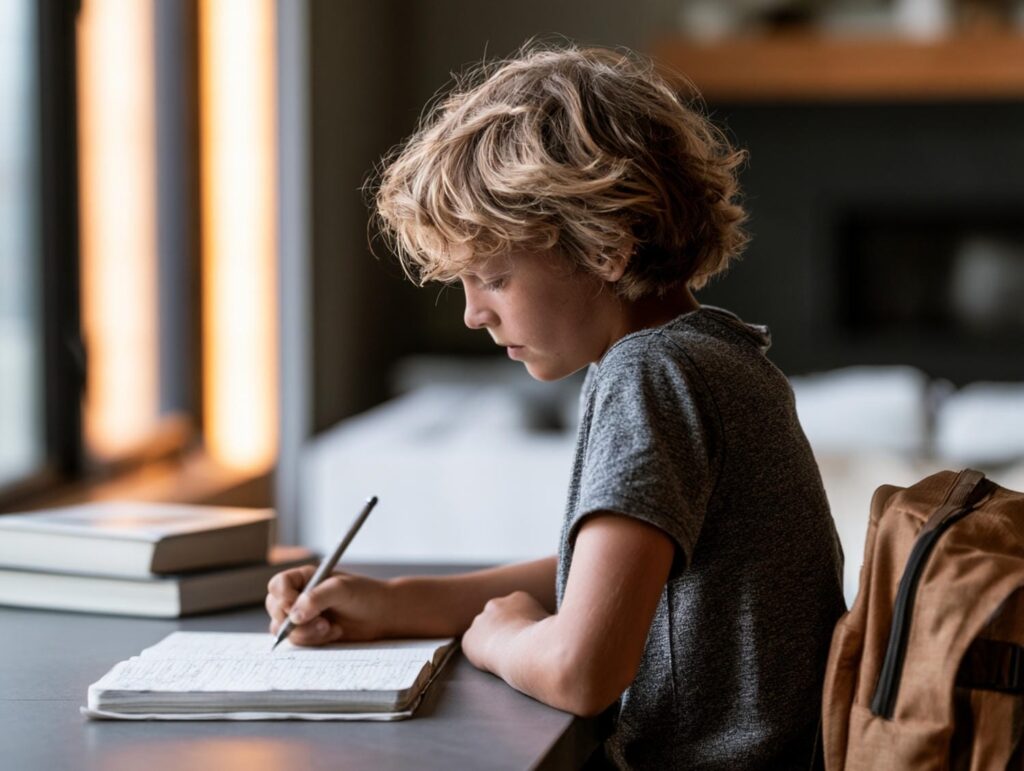 Confident independent Montessori student preparing for the transition to later schooling
